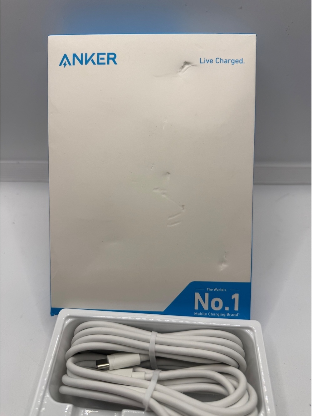 New Anker 45W USB-C Fast Charger 2-Pack Bundle with Cables & Organizers - White